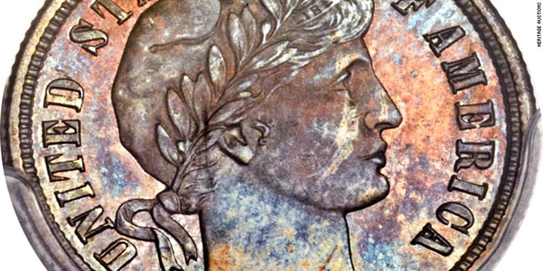 一枚PCGS評級1894年硬幣&nbsp;拍出了200萬美元天價